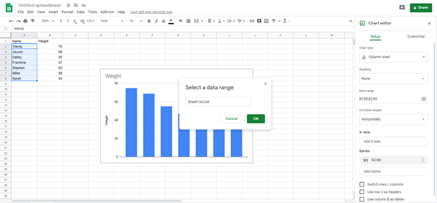 How To Add Y Axis Label In Google Sheets