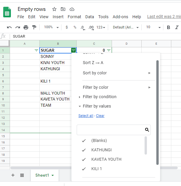 how-to-remove-blank-rows-from-google-excel-sheets-quickly-tutorial-youtube