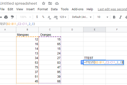 How To Calculate P Value In Google Sheets SheetsTutorial