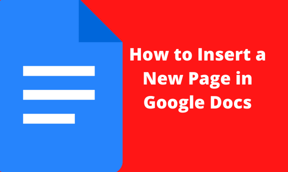  How To Insert A New Page In Google Docs SheetsTutorial