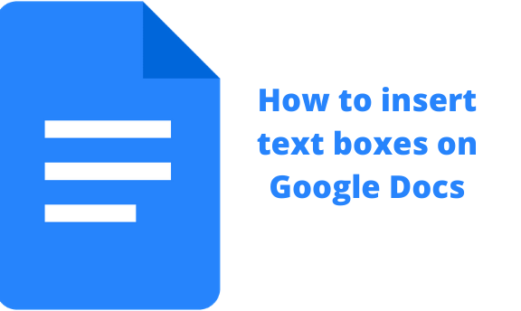 how to insert at text box in google docs