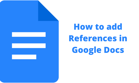 How To Add References In Google Docs SheetsTutorial